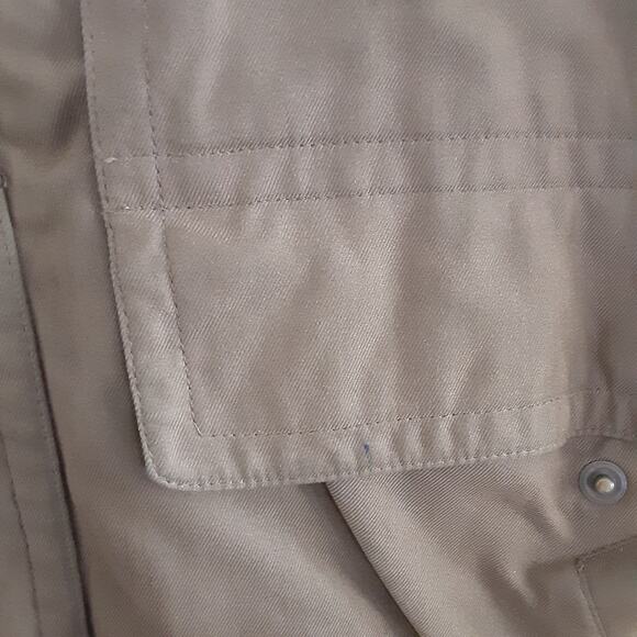 RoundTree & Yorke Mens L Bomber Jacket Zip Front Military Aviator Zip Out Lining - Picture 5 of 16